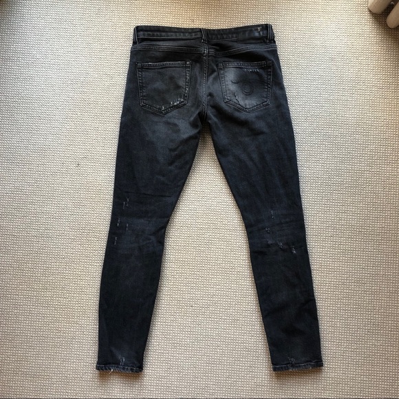 R13 Charcoal Denim - Picture 2 of 3
